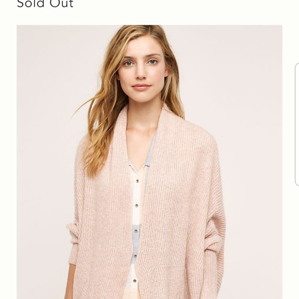 Anthro cocoon sweater size med.